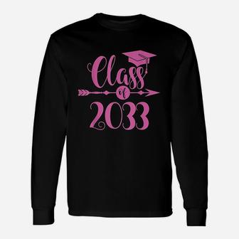 Class Of 2033 Grow With Me Kindergarten School Graduate Gift Unisex Long Sleeve | Crazezy