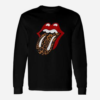 Classic Leopard Tongue Long Sleeve T-Shirt - Thegiftio UK
