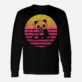 Classic Panda And Baby Gift Unisex Long Sleeve | Crazezy