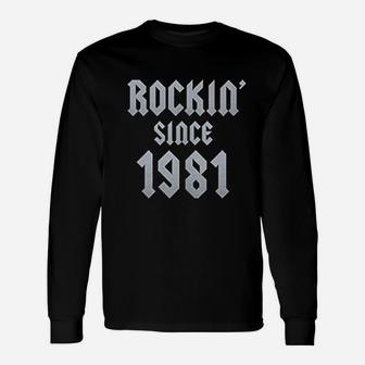 Classic Rock 1981 40Th Birthday Unisex Long Sleeve | Crazezy