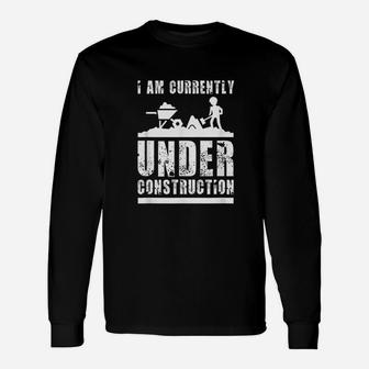 Under Construction Construction Worker Long Sleeve T-Shirt - Thegiftio UK