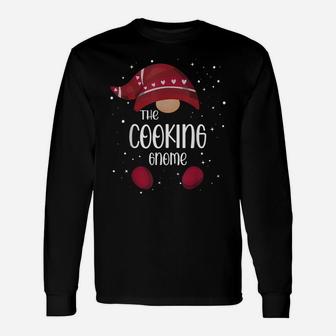 Cooking Gnome Matching Family Pajamas Christmas Gift Unisex Long Sleeve | Crazezy CA