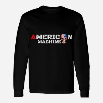 Cool American Patriot Tshirt For Men Women Military Warrior Unisex Long Sleeve | Crazezy