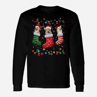 Corgi Christmas Socks Funny Xmas Pajama Dog Lover Gift Unisex Long Sleeve | Crazezy CA