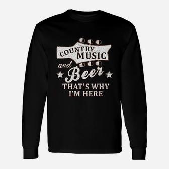 Country Music Beer Summer Unisex Long Sleeve | Crazezy