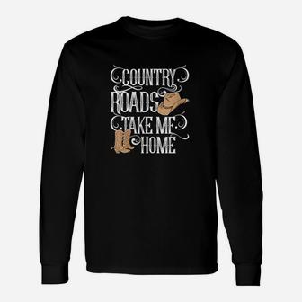 Country Roads Take Me Home Unisex Long Sleeve | Crazezy AU