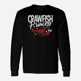 Crawfish Crawfish Princess Cajun Boil Long Sleeve T-Shirt - Thegiftio UK
