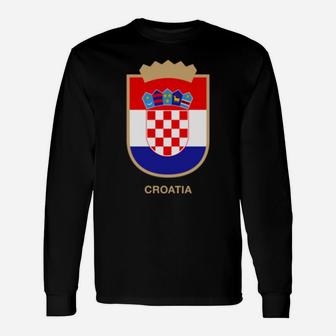 Croatia Hoodie 10 Croatian Flag Soccer Team Football Shirt Unisex Long Sleeve | Crazezy