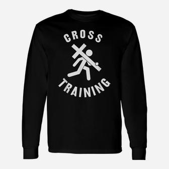 Cross Training Easter Day Christian Unisex Long Sleeve | Crazezy DE