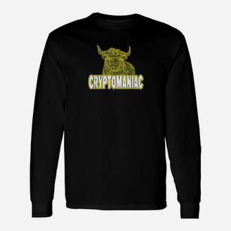 Cryptomaniachodler Cryptocurrency Daynightovernight Trade Long Sleeve T-Shirt - Monsterry DE