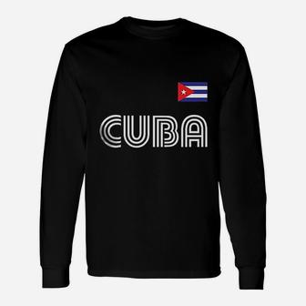 Cuba Flag Unisex Long Sleeve | Crazezy UK