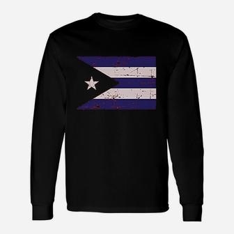 Cuba Flag Unisex Long Sleeve | Crazezy DE