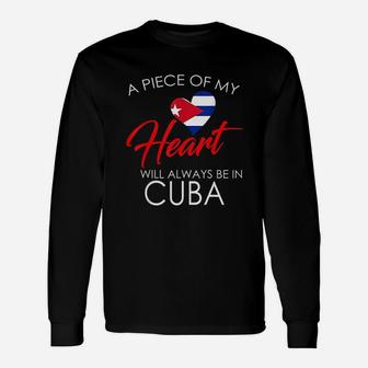 Cuba Pride Cuban Heart Unisex Long Sleeve | Crazezy
