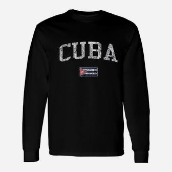 Cuba Vintage Sports Unisex Long Sleeve | Crazezy CA