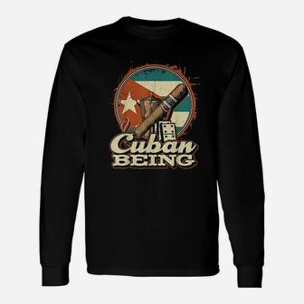 Cuban Being Unisex Long Sleeve | Crazezy CA