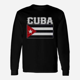Cuban Flag Unisex Long Sleeve | Crazezy UK
