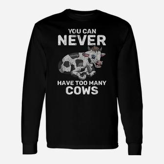 Cute Cow Lover Funny Farmer Farm Animal Cow Unisex Long Sleeve | Crazezy