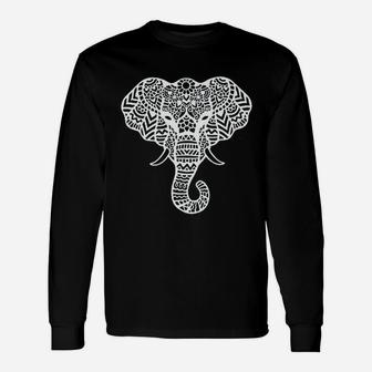 Cute Elephant Unisex Long Sleeve | Crazezy CA