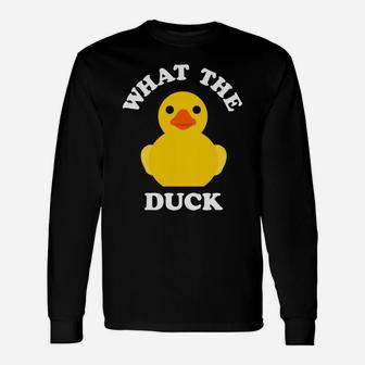 Cute Rubber Duck Hoodie Funny Ducky Saying Animal Bird Gift Unisex Long Sleeve | Crazezy
