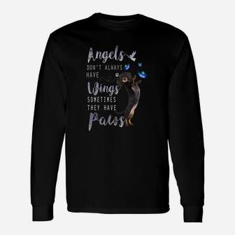 Dachshund Angels Do Not Always Have Wings Sometimes They Have Paws Long Sleeve T-Shirt - Thegiftio UK