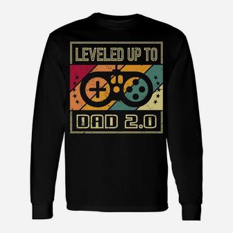 Dad 20 Gamer Funny Second Time Dad Pregnancy Announcement Unisex Long Sleeve | Crazezy