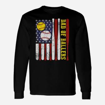 Dad Of Ballers Shirt Baseball Softball From Son T-shirt Long Sleeve T-Shirt - Thegiftio