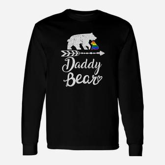 Daddy Bear Lgbt Rainbow Pride Gay Lesbian Unisex Long Sleeve | Crazezy