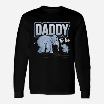 Daddy To Be Elephant Unisex Long Sleeve | Crazezy UK
