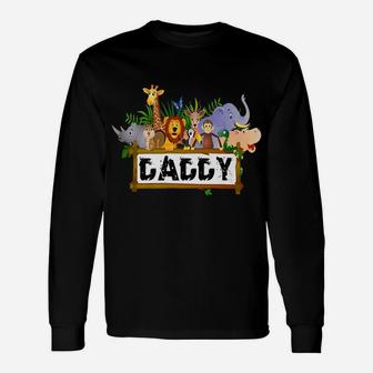 Daddy Zoo Birthday Shirt Family Costume Party Theme Unisex Long Sleeve | Crazezy CA