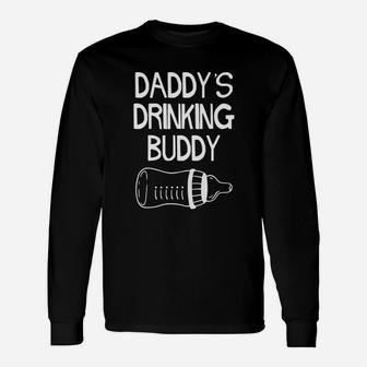 Daddys Drinking Buddy Unisex Long Sleeve | Crazezy AU