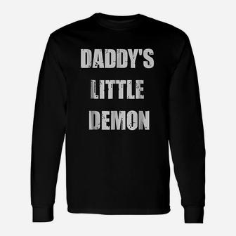 Daddys Little Demon Unisex Long Sleeve | Crazezy DE
