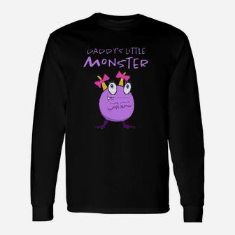 Daddys Little Monster Unisex Long Sleeve | Crazezy CA