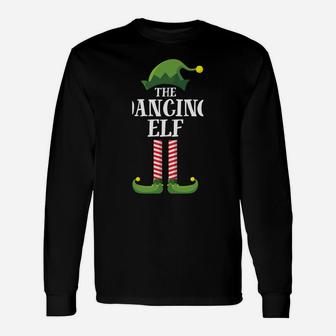 Dancing Elf Matching Family Group Christmas Party Pajama Unisex Long Sleeve | Crazezy CA