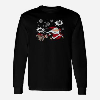 Dear Santa Dear God Long Sleeve T-Shirt - Monsterry