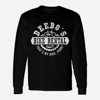 Deebo Bike Rental That Is My Bike Punk Juniors Unisex Long Sleeve | Crazezy DE
