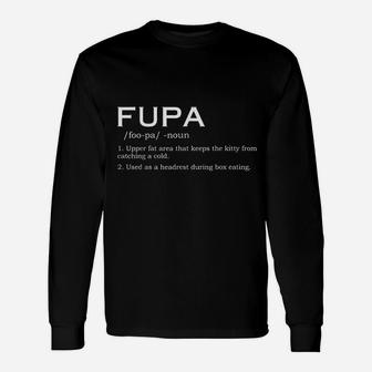 Definition Fupa Unisex Long Sleeve | Crazezy