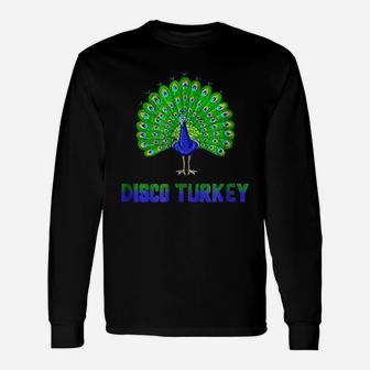 Disco Turkey Unisex Long Sleeve | Crazezy CA