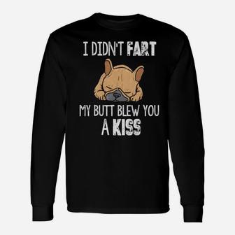 Distressed French Bulldog Dog For People Long Sleeve T-Shirt - Monsterry