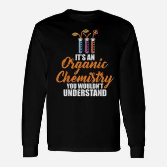Distressed Retro Vintage Organic Chemistry Long Sleeve T-Shirt - Monsterry DE