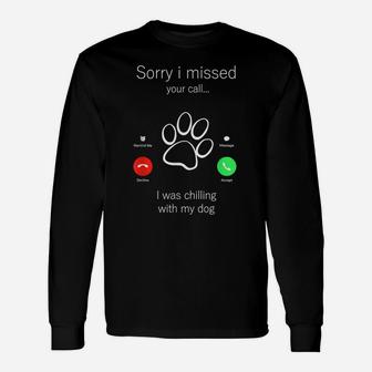 Dog Puppy Funny Dogs Mom Dog Lovers Dad Unisex Long Sleeve | Crazezy