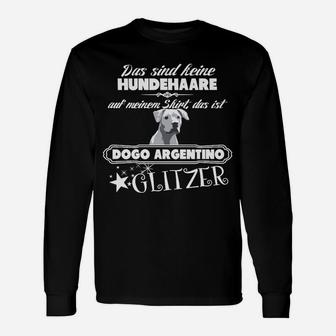 Dogo Argentino Glitzer Langarmshirts, Spruch für Hundeliebhaber - Seseable