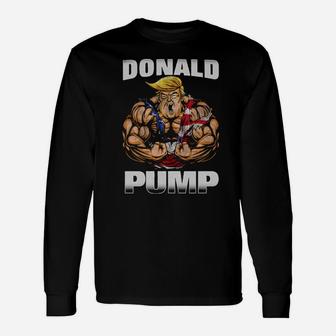 Donald Pump Long Sleeve T-Shirt - Monsterry DE