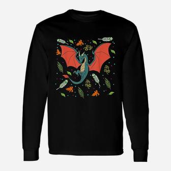 Dragon Dungeon Dragon Wing Fire Breather Gift Unisex Long Sleeve | Crazezy