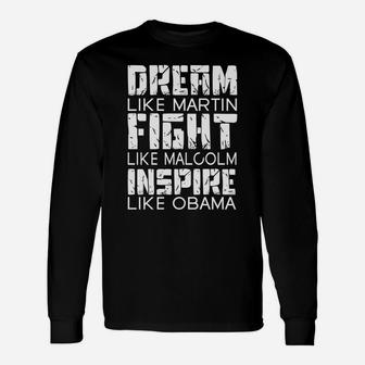Dream Like Martin Long Sleeve T-Shirt - Thegiftio UK