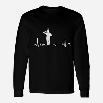 Drum Major Heartbeat Marching Band Unisex Long Sleeve | Crazezy CA