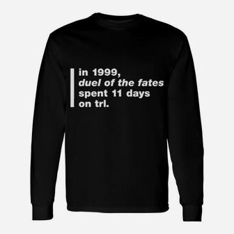 Duel Of The Fates Long Sleeve T-Shirt - Monsterry