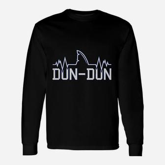 Dun Dun Great White Shark Pun Funny Parody Unisex Long Sleeve | Crazezy AU