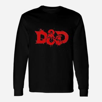 Dungeons Dragons Red Unisex Long Sleeve | Crazezy