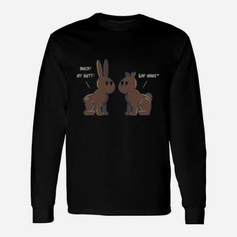 Easter Chocolate Bunnies Funny Easter Gift Unisex Long Sleeve | Crazezy CA