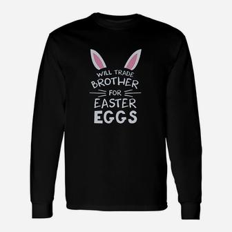 Easter Eggs Siblings Easter Unisex Long Sleeve | Crazezy DE